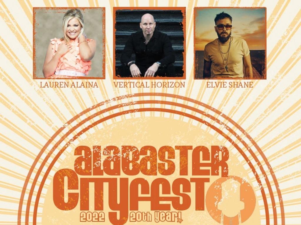 Lineup Poster Alabaster CityFest 2022