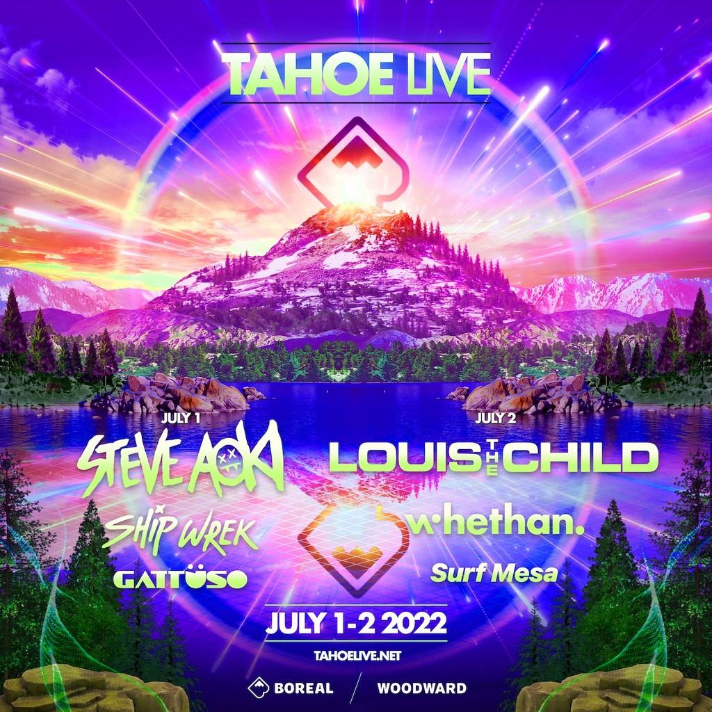 Lineup Poster Tahoe Live 2022