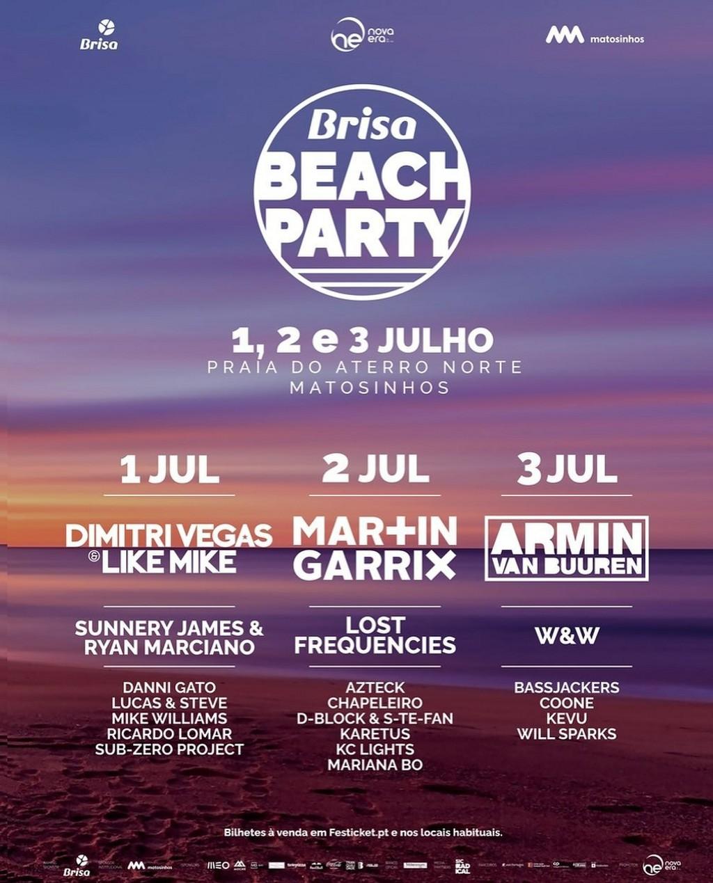 Lineup Poster Brisa Beach Party 2022