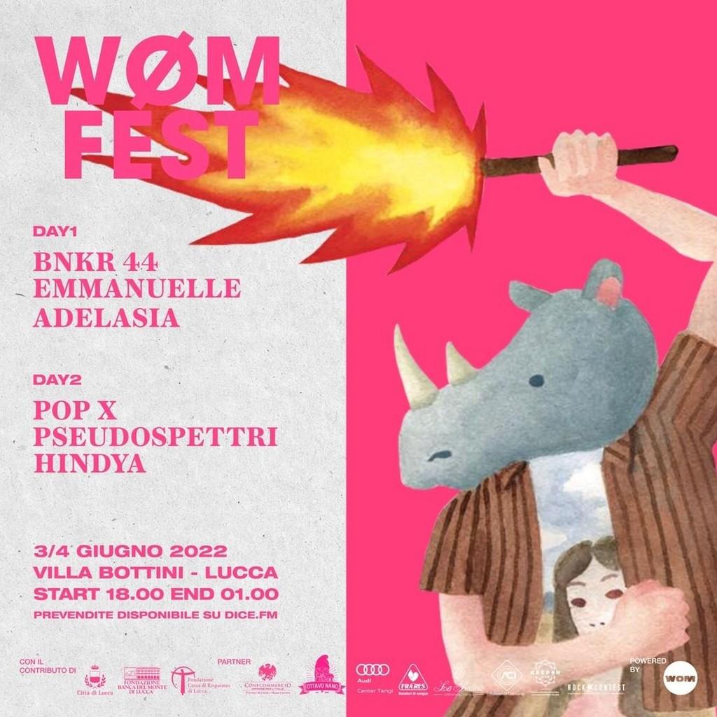 Lineup Poster WØM FEST 2022
