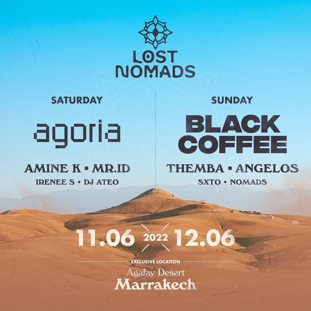 Lineup Poster Lost Nomads Festival 2022