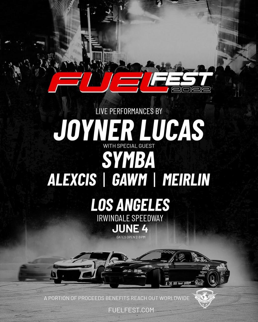 Lineup Poster FuelFest Los Angeles 2022