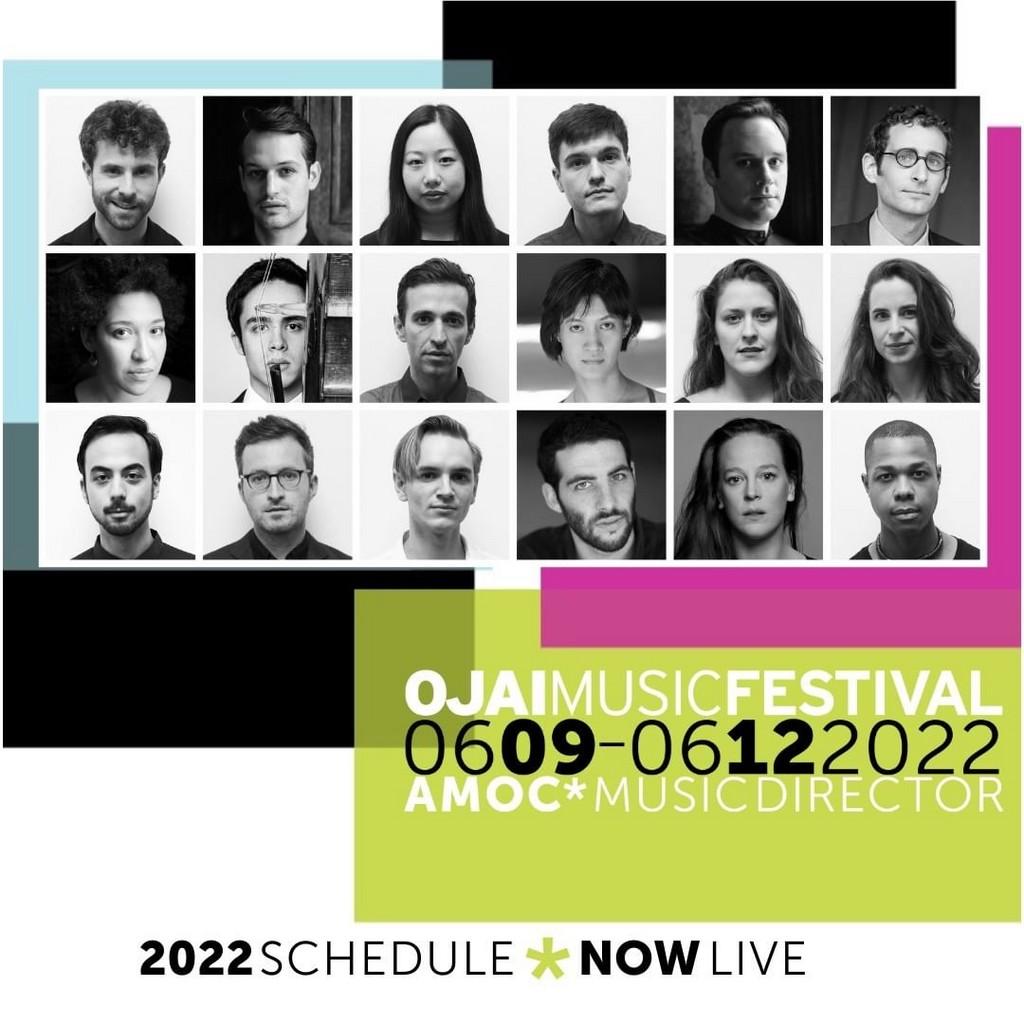 Lineup Poster Ojai Music Festival 2022