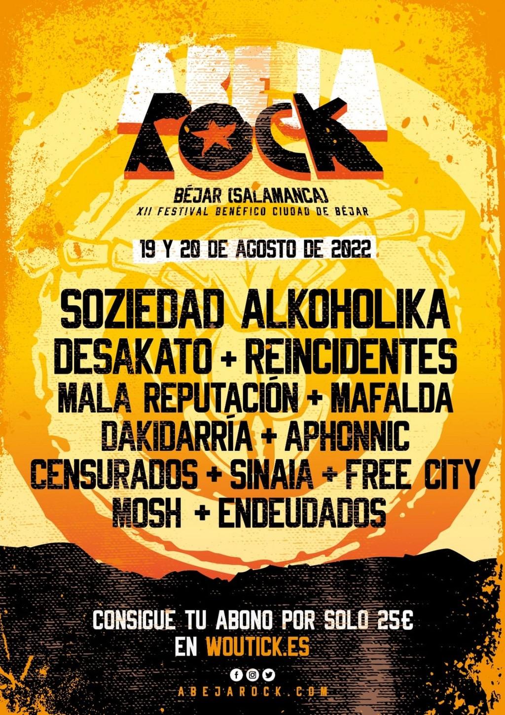 Lineup Poster Abeja Rock 2022