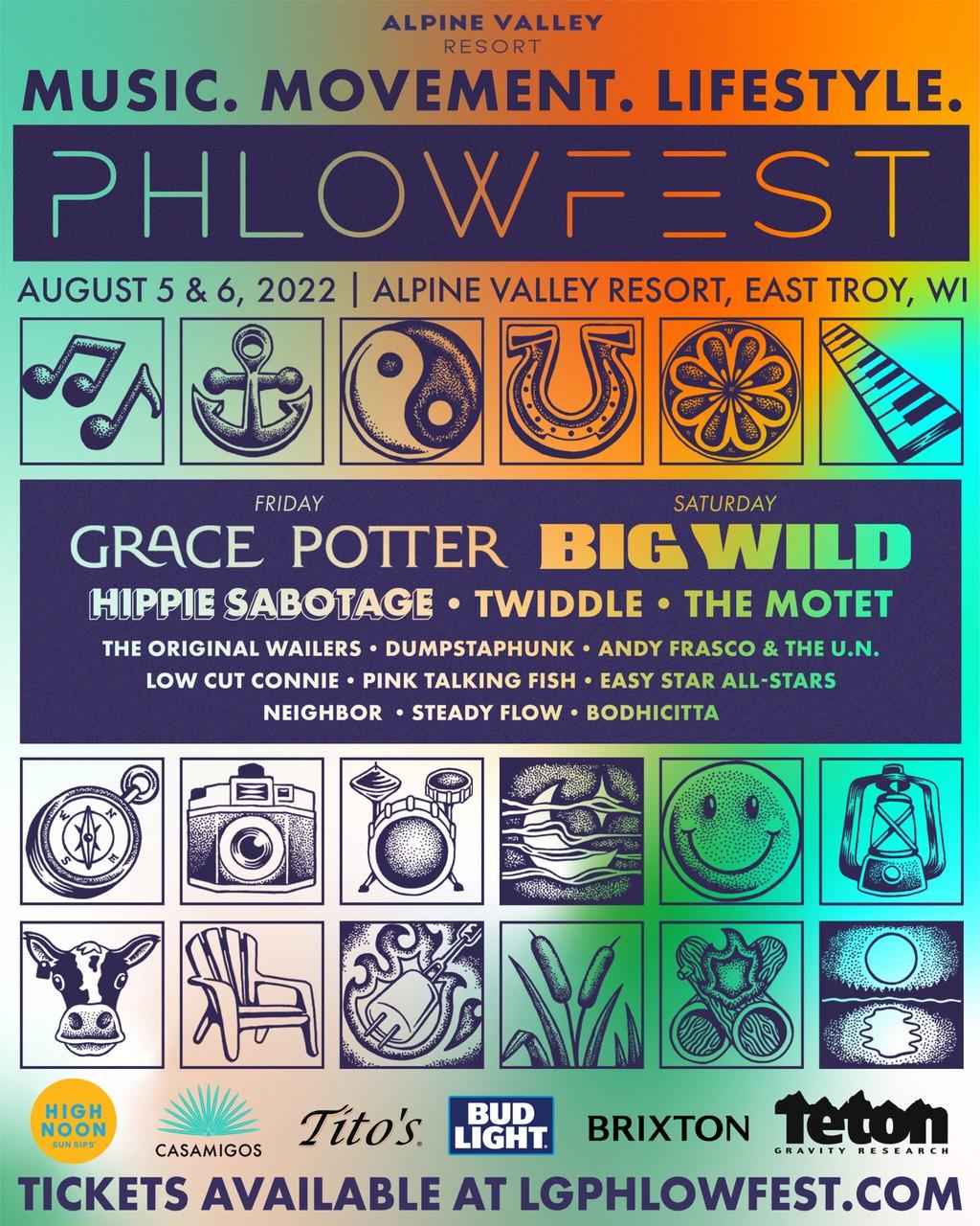 Lineup Poster PhlowFest 2022