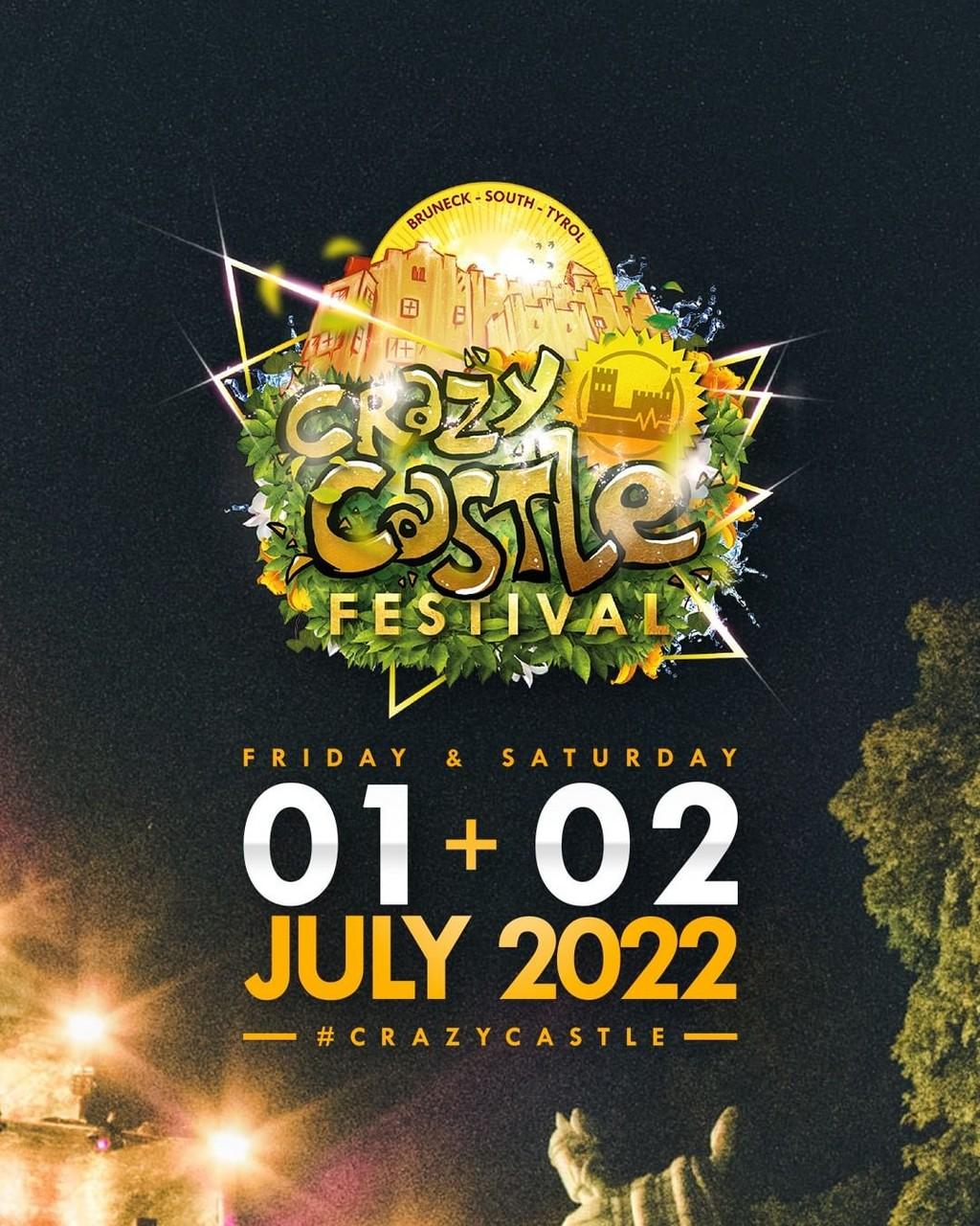 Lineup Poster Crazy Castle Festival 2022