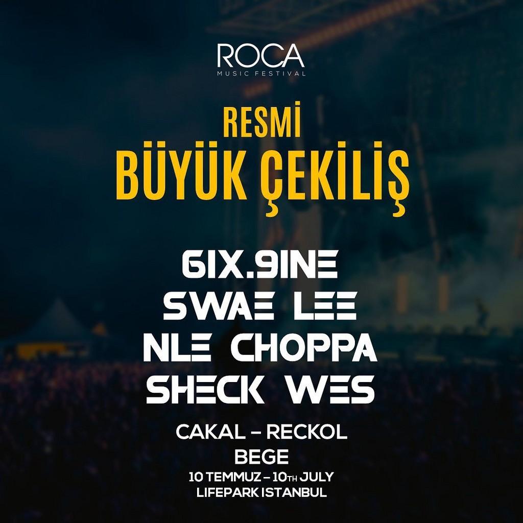 Lineup Poster Roca Music Festival 2022