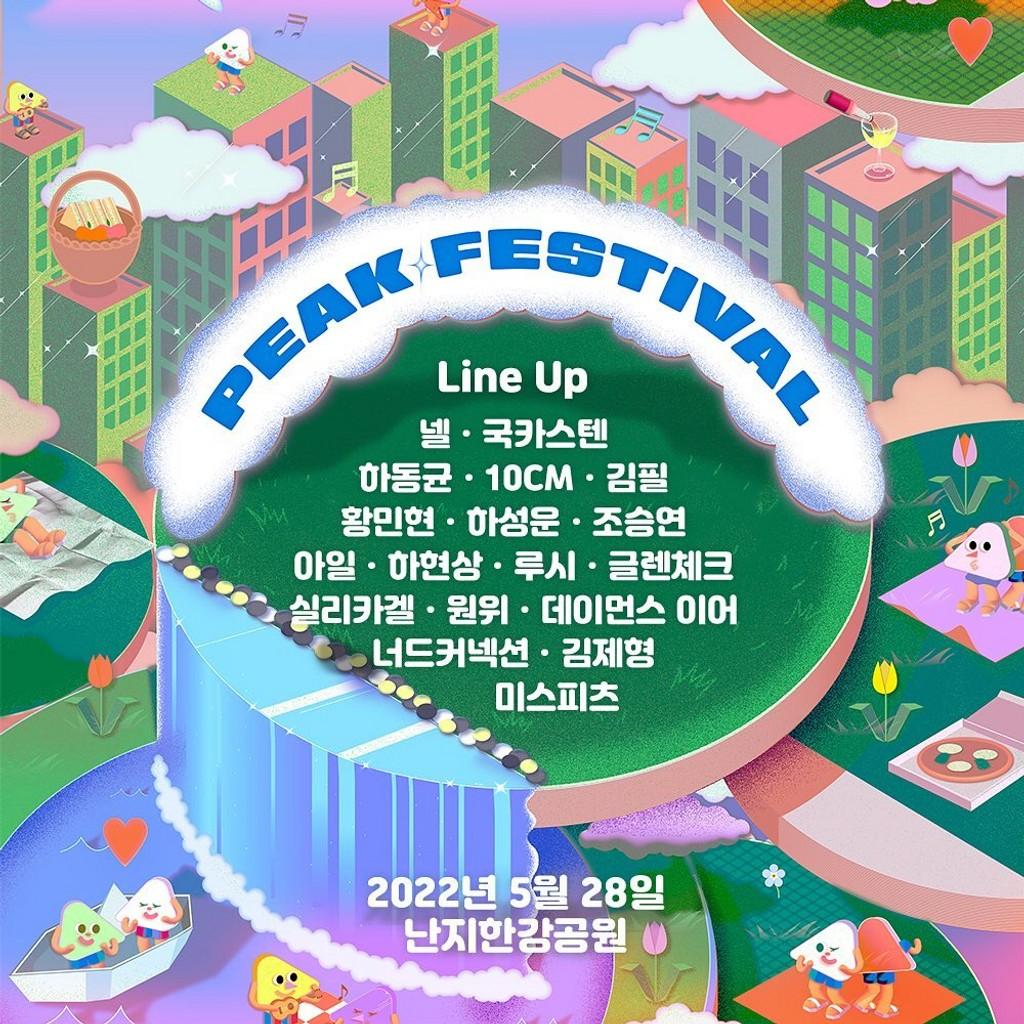 Lineup Poster Peak Festival 2022