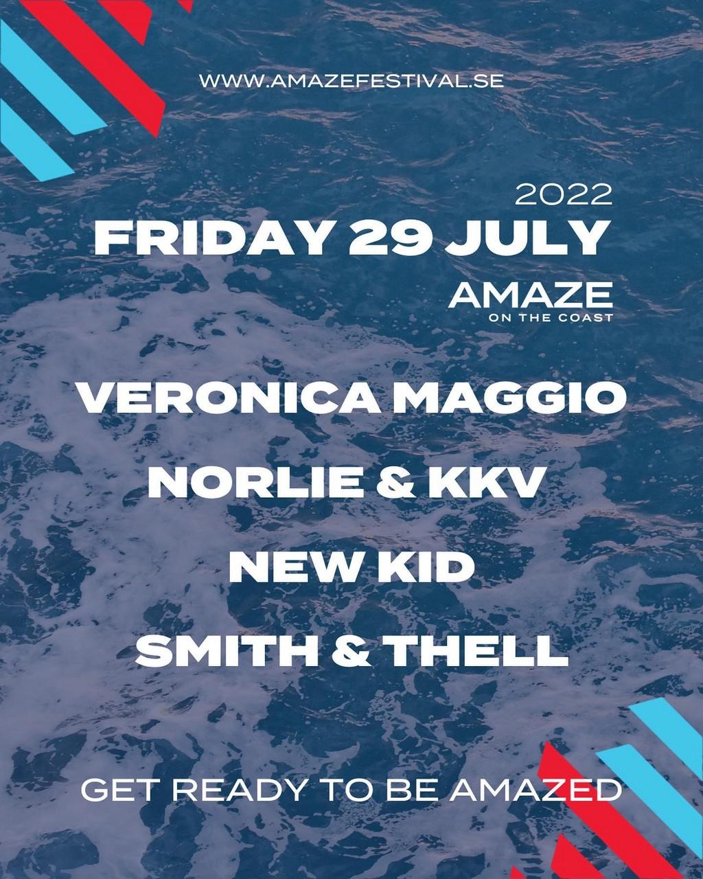 Lineup Poster Amaze Festival 2022