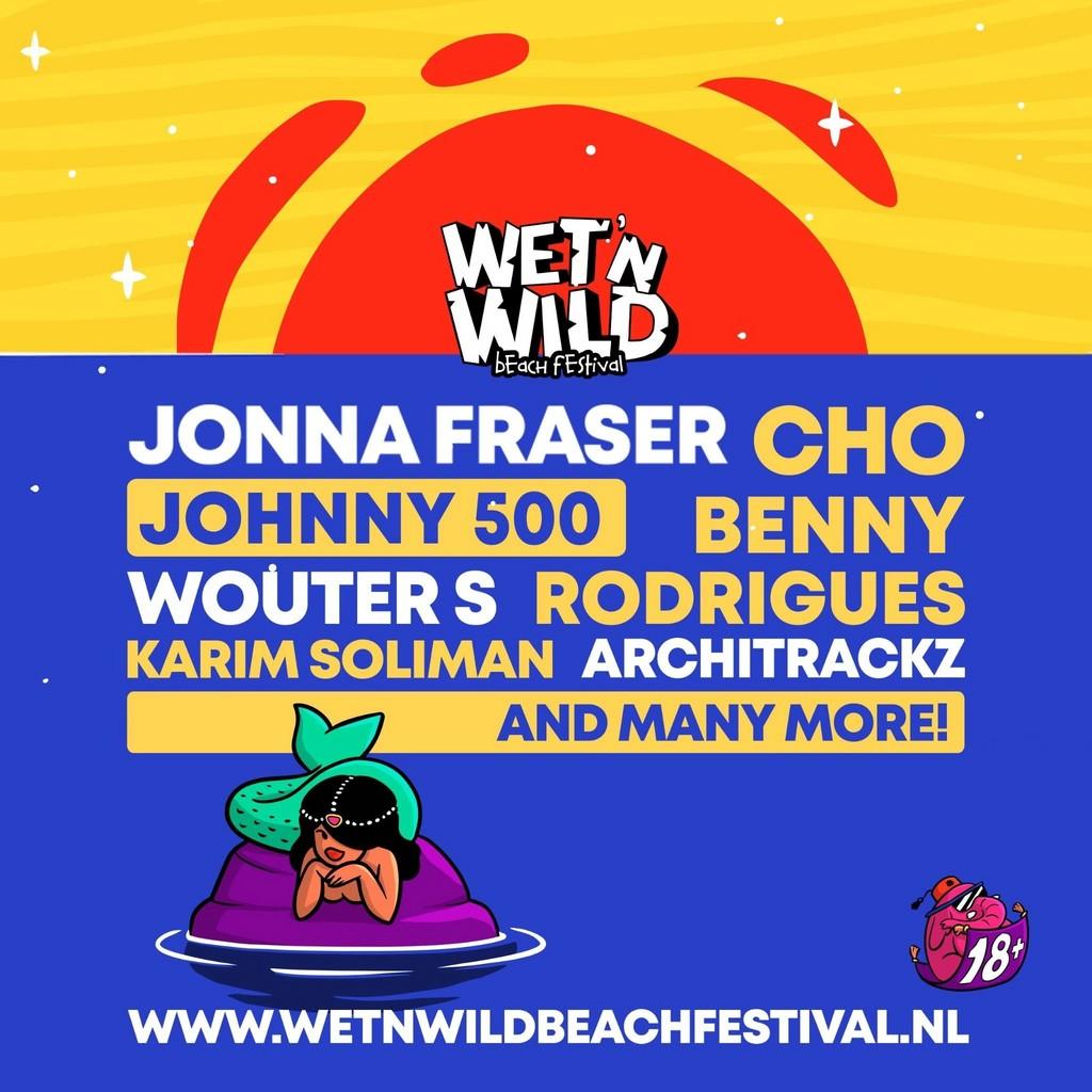 Lineup Poster Wet 'n Wild Beachfestival 2022