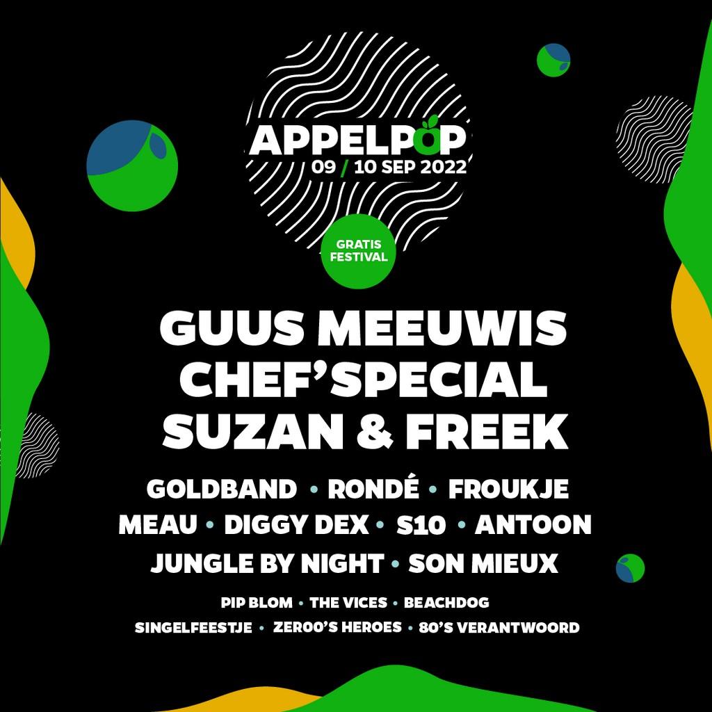 Lineup Poster Appelpop 2022