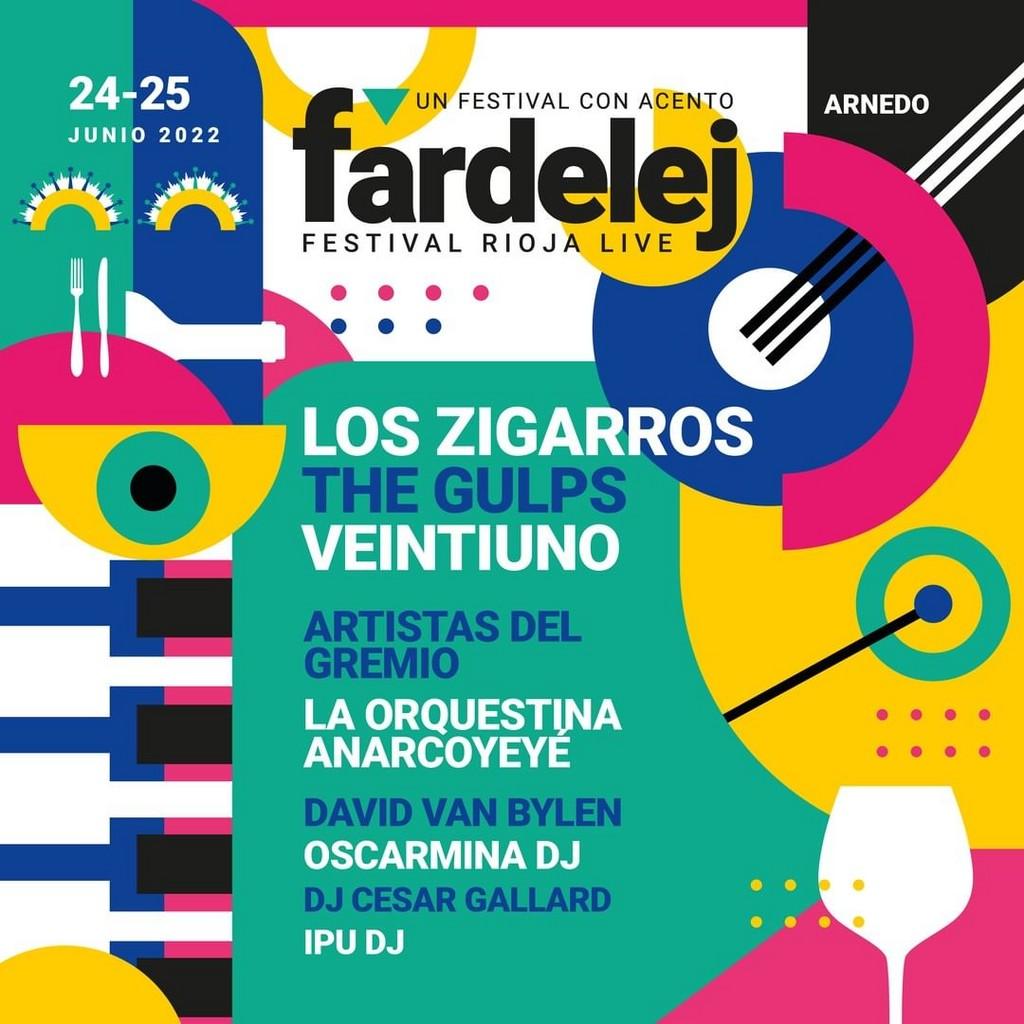 Lineup Poster Fárdelej Festival 2022