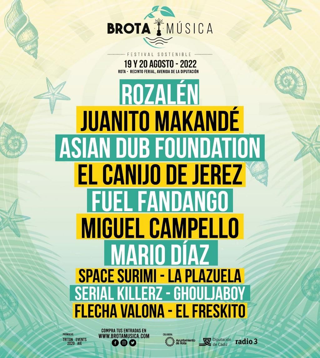 Lineup Poster Brota Música 2022