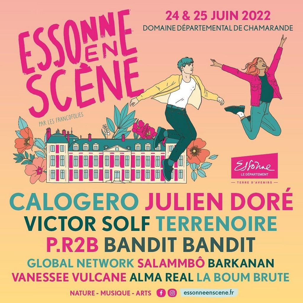 Lineup Poster Essonne en Scène 2022