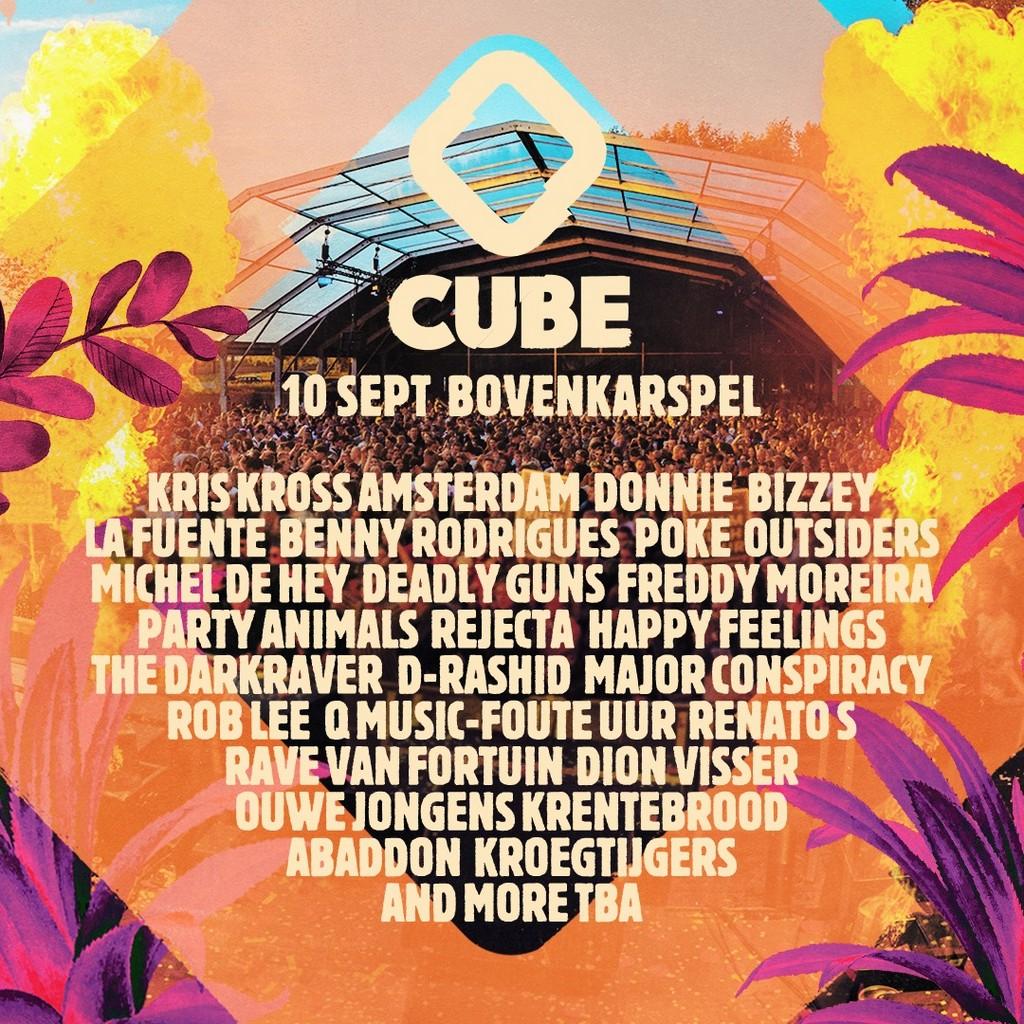 Lineup Poster Cube Outdoor Festival Extra XXL Edition 2022