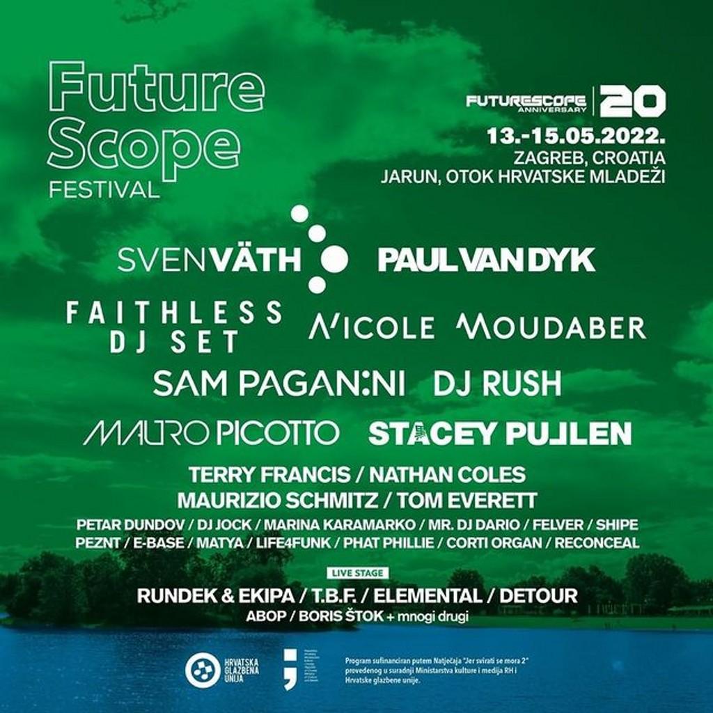 Lineup Poster Future Scope Festival 2022