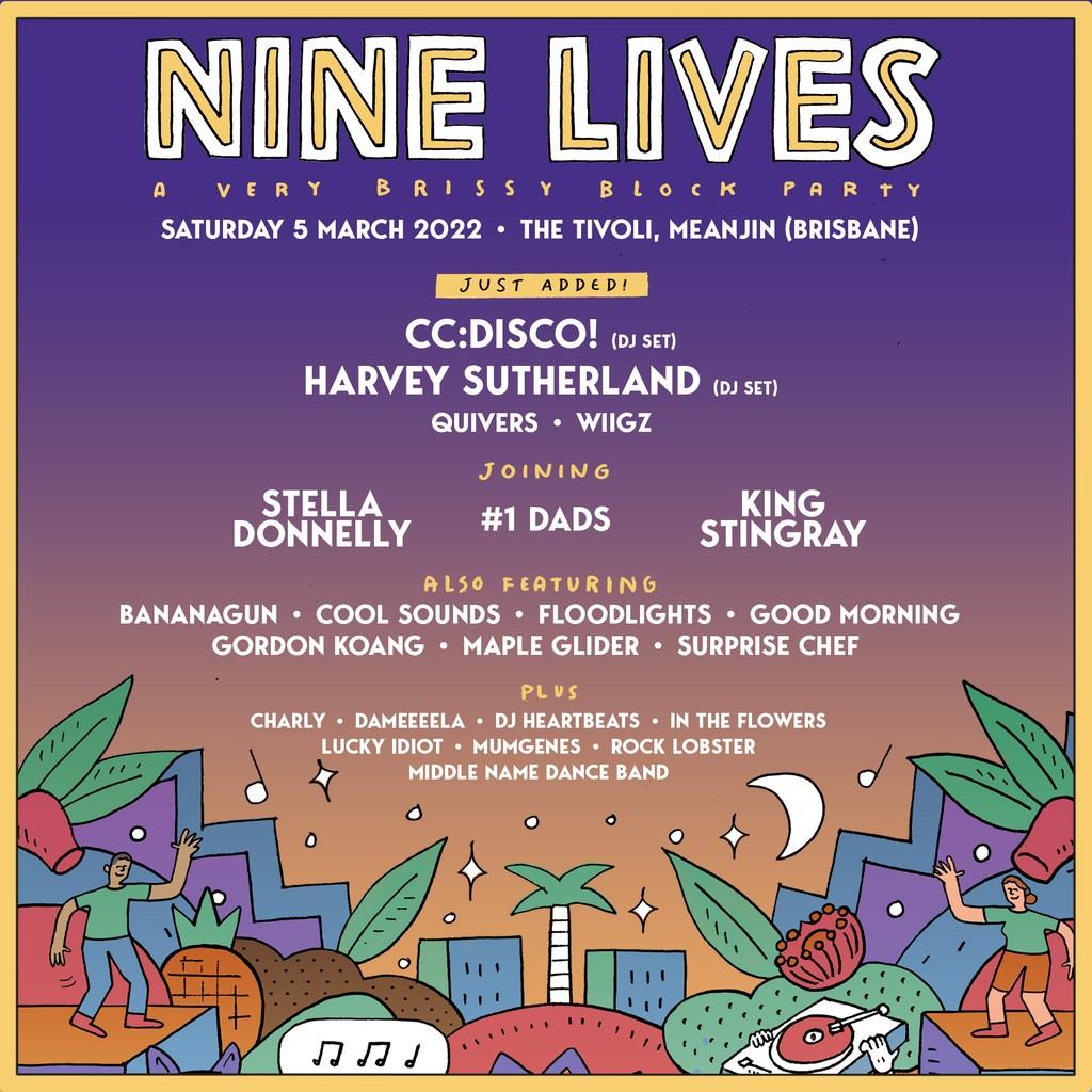 Lineup Poster Nine Lives Festival 2022