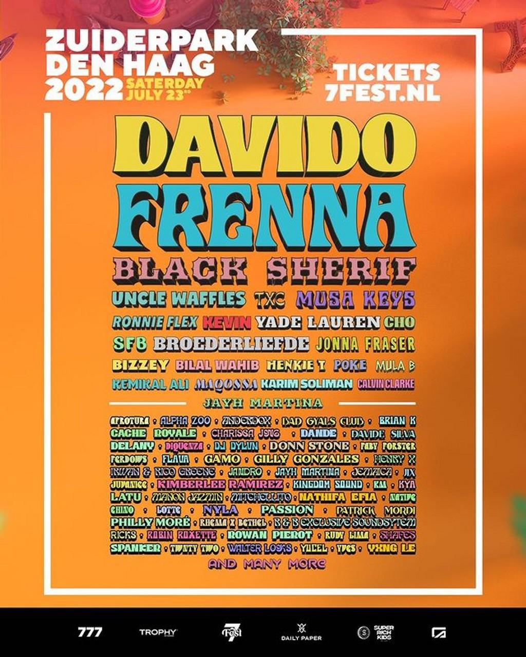 Lineup Poster 7Fest 2022